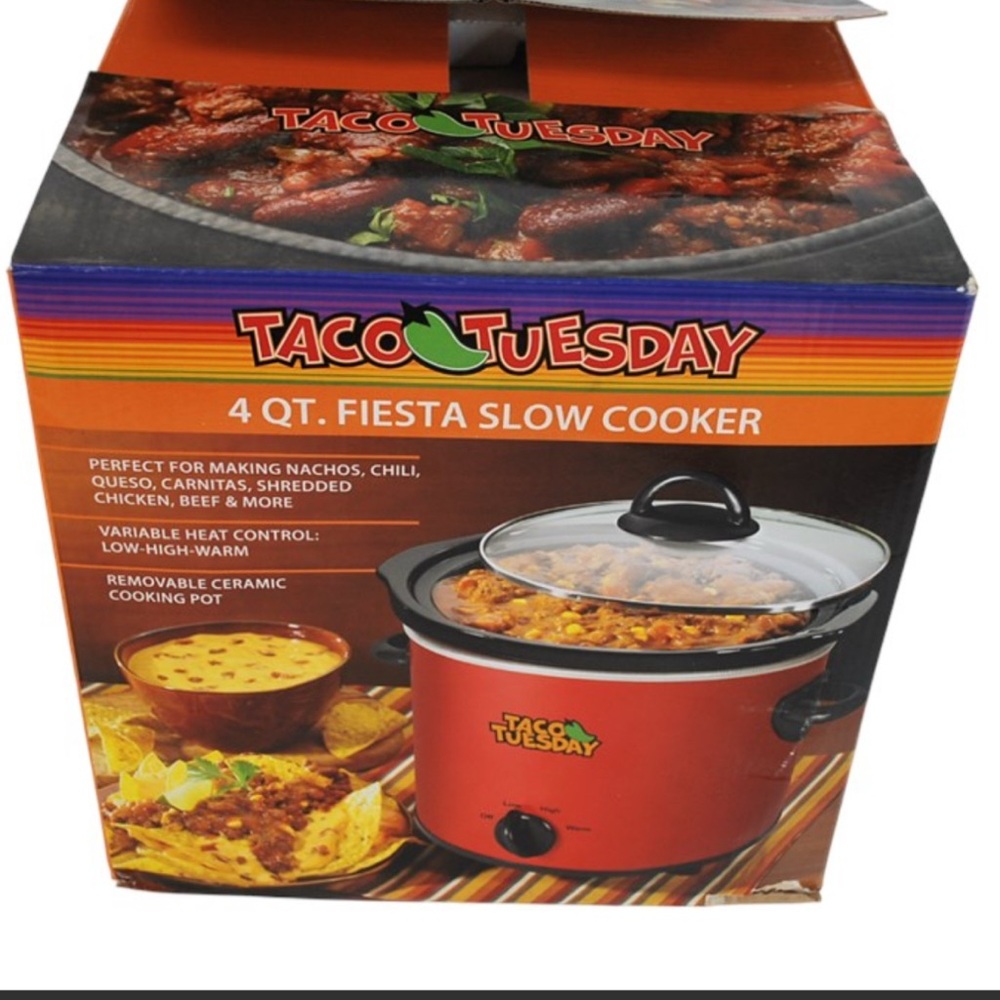 Taco Tuesday 4-Quart Fiesta Slow Cooker [1060]